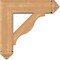 Ekena Millwork Funston Arts and Crafts Smooth Bracket w/ Offset Brace, Western Red Cedar, 7 1/2"W x 26"D x 26"H BKT0806X26X26FST03SWR - alternate 3